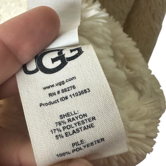 UGG Portola Reversible Robe in Seashell Pink Heather XS - Picture 9 of 9